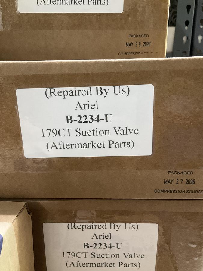 Used Ariel 179CT Suction Valve PN: B-2234-U