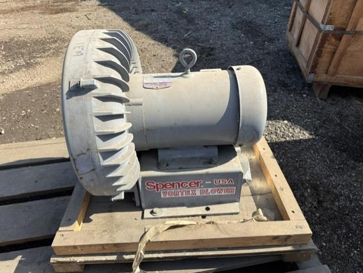 Used Spencer Vortex Blowers Model VB037B-000
