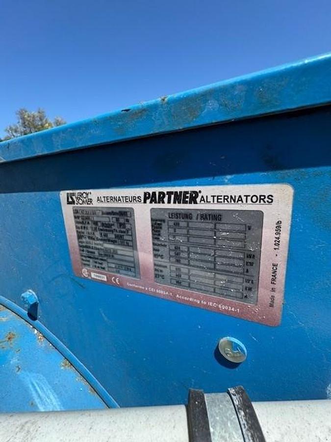Used Waukesha Model L36GSID S/N C-17682/1 Genset 500 KW Leroy Somer 60 Hz 1800 RPM