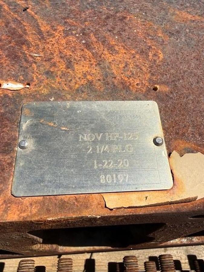 Used Wheatley / NOV HP-125M Pump SN 80197