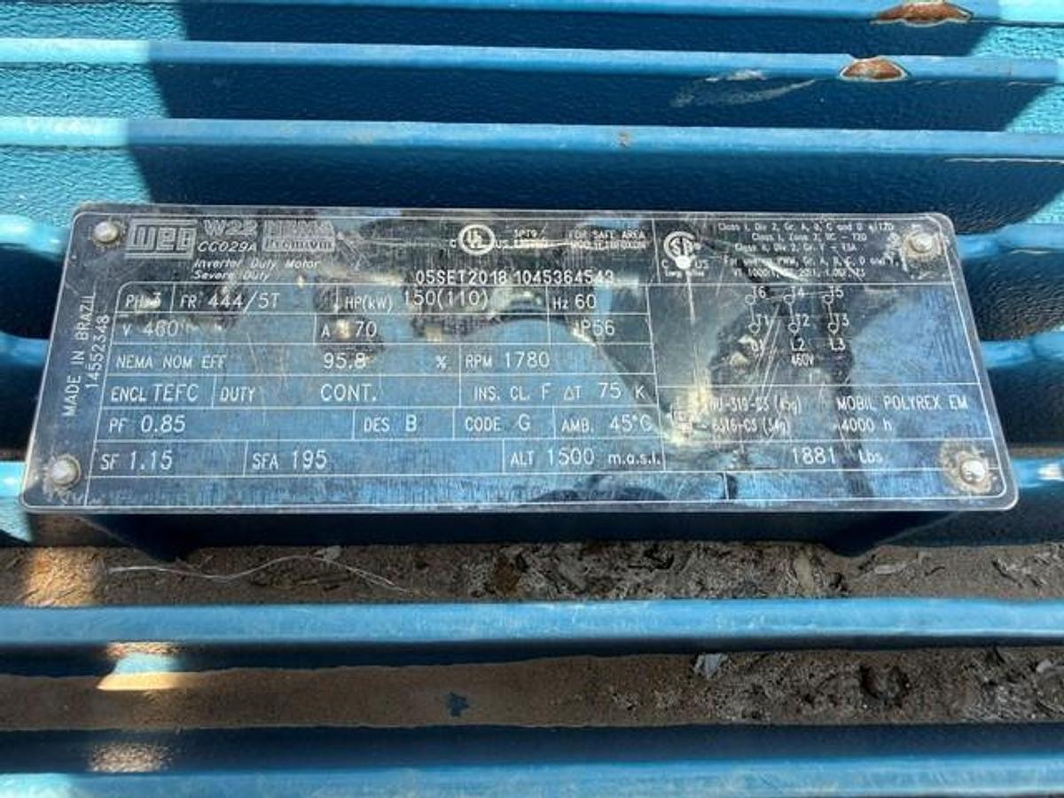 Used 150 HP / ABC 1EHA-2-GT-240 Natural Gas Compressor SN 24998