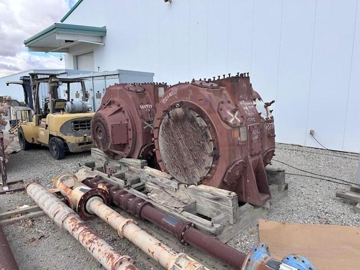 Used Ingersoll Rand 40.5” x 15” stroke KVS 55 # Cylinders SN 4T-9182, 4T-9198