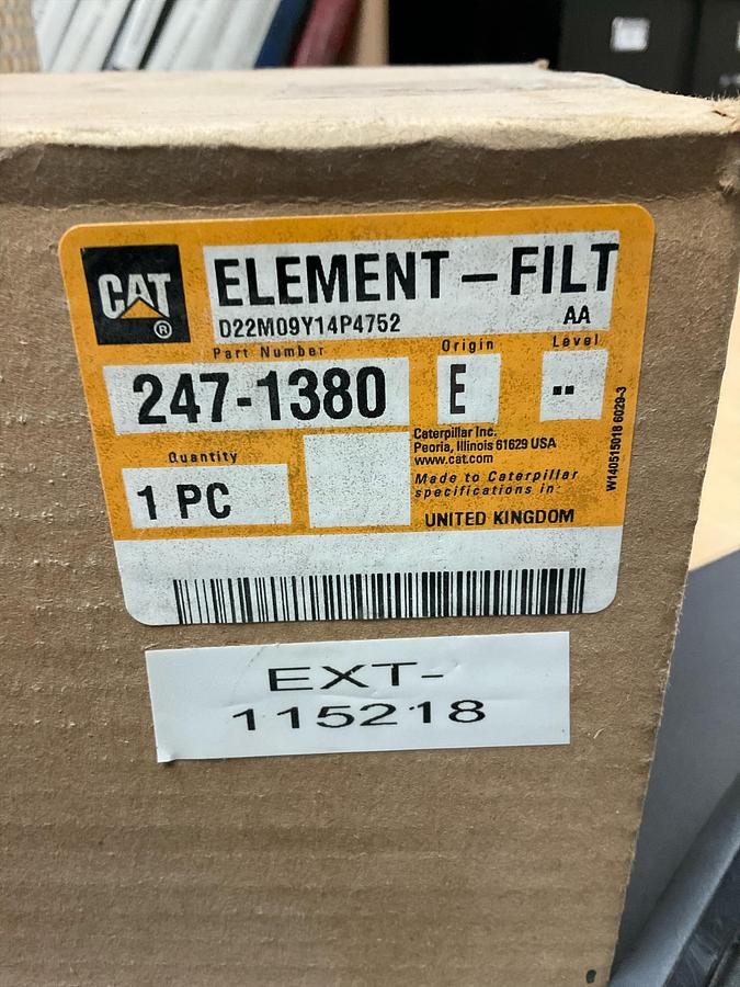 CAT ELEMENT FILTER PN:  247-1380