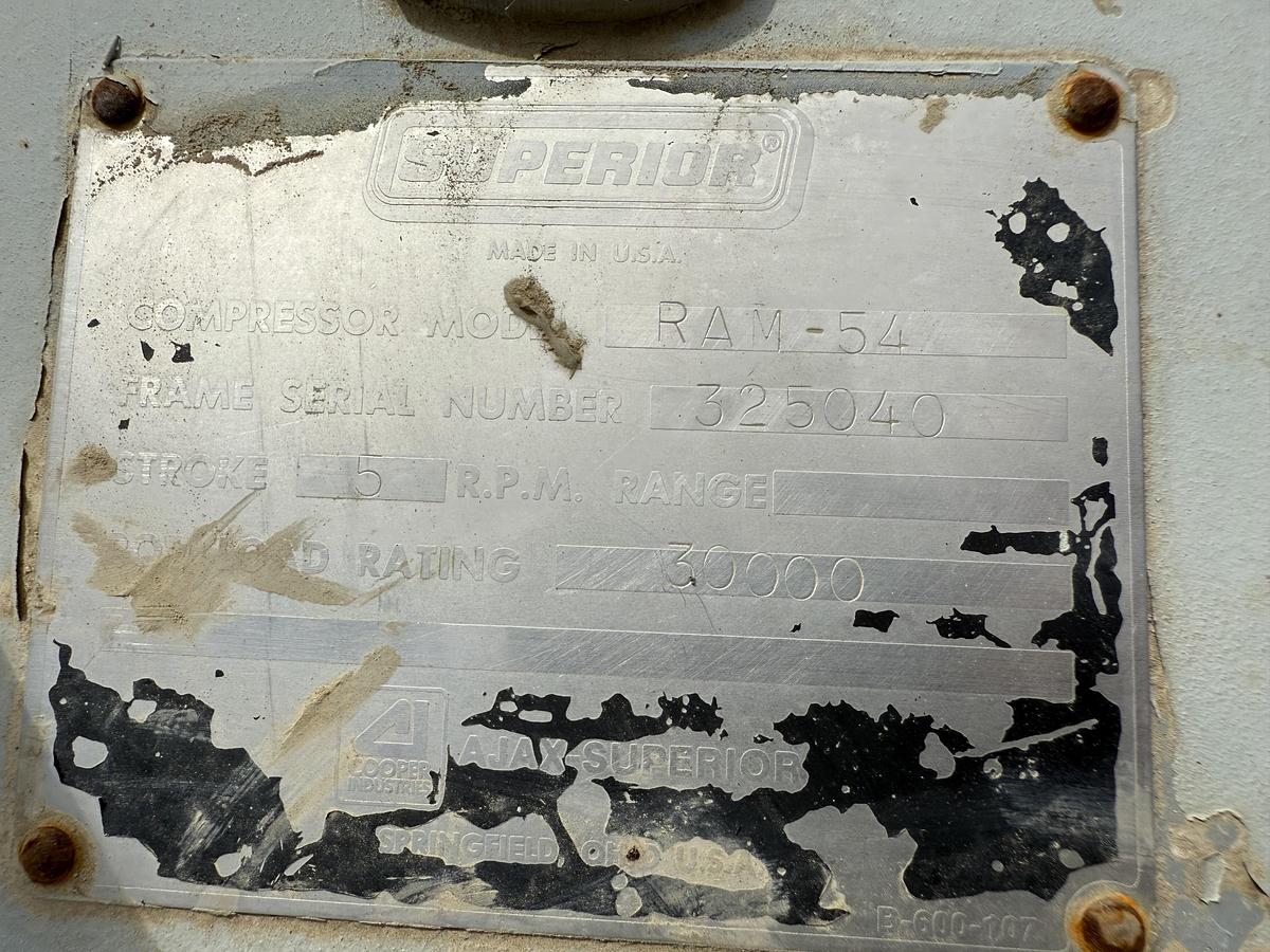 Used Superior RAM-54 Compressor Frames 325040