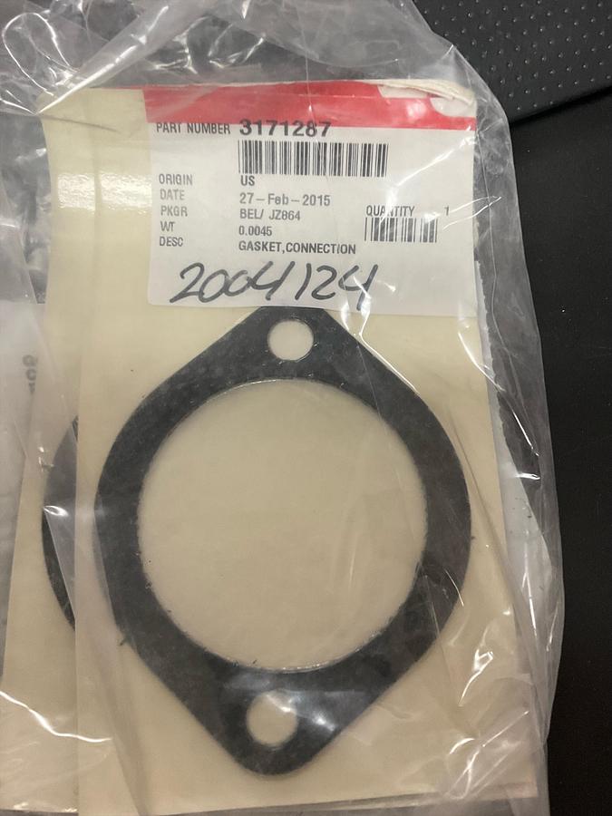 Cummins connection gasket PN: 3171287