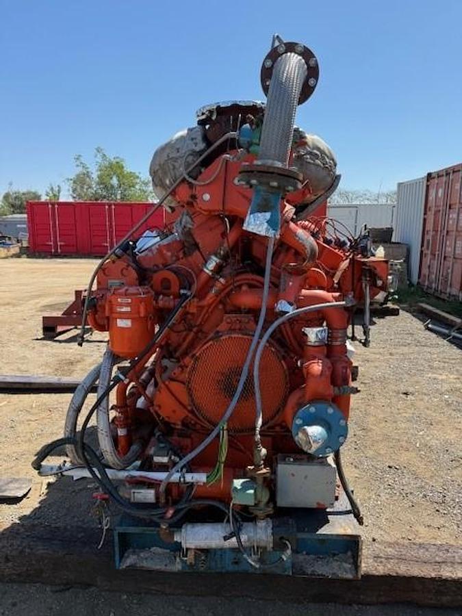 Used Waukesha L36GSID / Leroy Somer 550 KW Natural Gas Generator Set SN C-17682/1