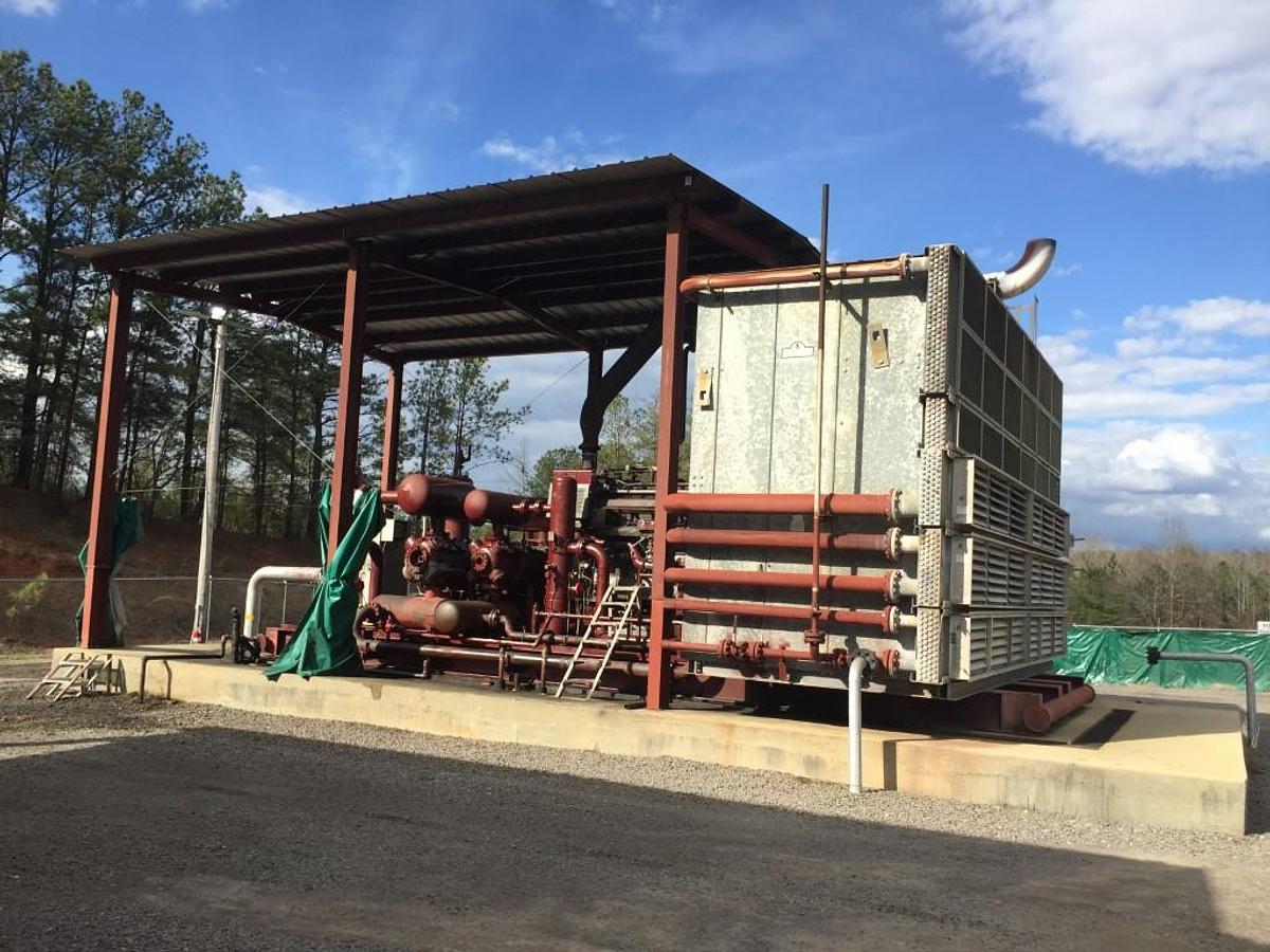 Used Waukesha L7042GSI / JGK-4 Three Stage 17.875" x 17.875" x 12.5" x 7.25" with 156VCIB Cooler