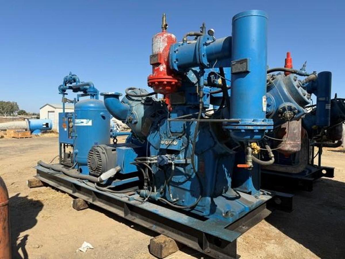 Used Bellis and Morcom 300 HP WH28-H3N Air Compressor SN 8038