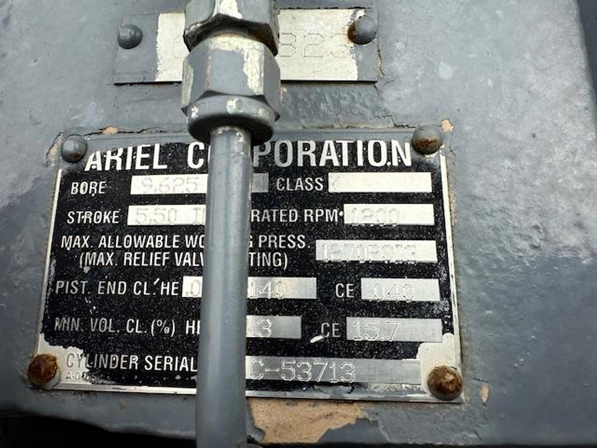 Used Waukesha L7044GSI / Ariel JGK-4 Three Stage Compressor Package SN F-17437 Size 13.625" x 13.625" x 9.625" x 6.75" with 156EH Cooler