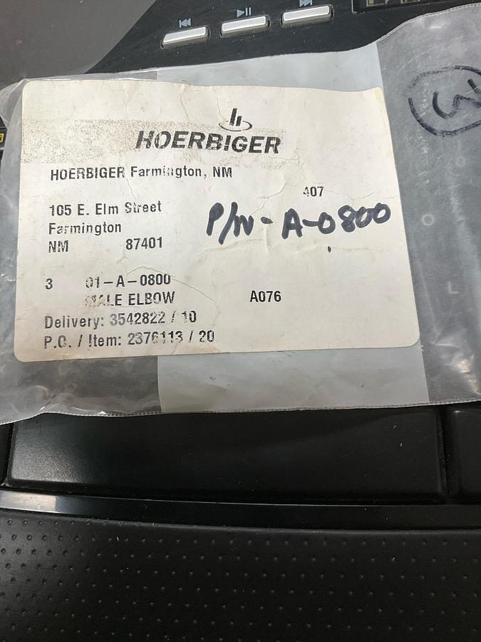 Ariel MALE ELBOW,STL, 1/4T X 1/4P PN: A-0800