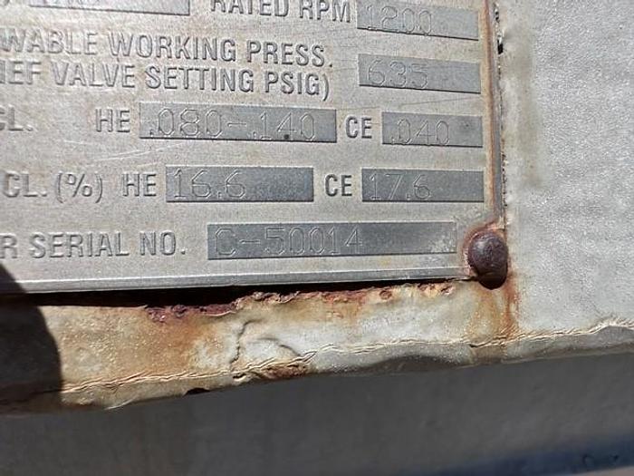 Used Ariel 14.125” JGD 635 # Cylinder SN C-50014