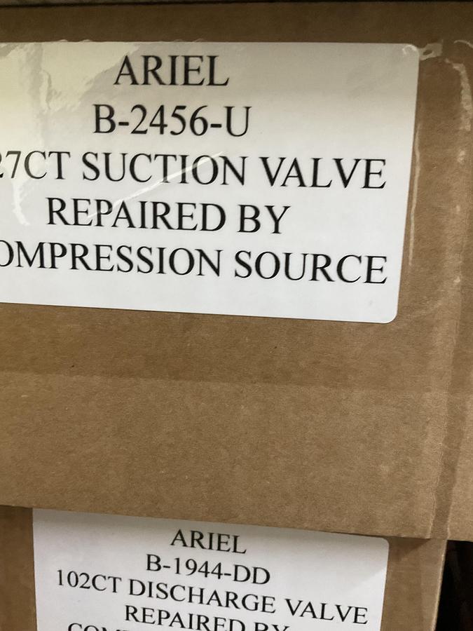 Rebuilt Ariel 127CT Suction Valve PN: 2456-U