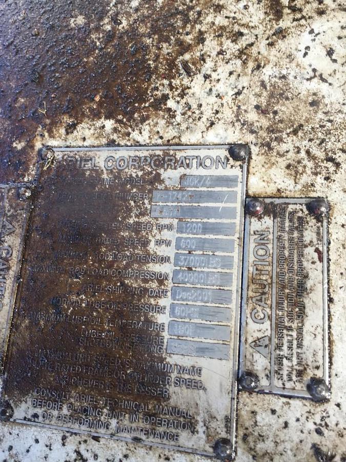 Used Waukesha L7042GSI / JGK-4 Three Stage 17.875" x 17.875" x 12.5" x 7.25" with 156VCIB Cooler