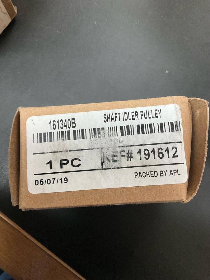Used WUAKESHA SHAFT IDLER PULLEY PN: 161340B
