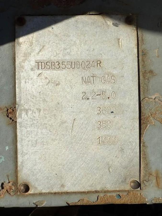 Used Frick TDSB355U Screw Compressor SN TDSB355U0024R