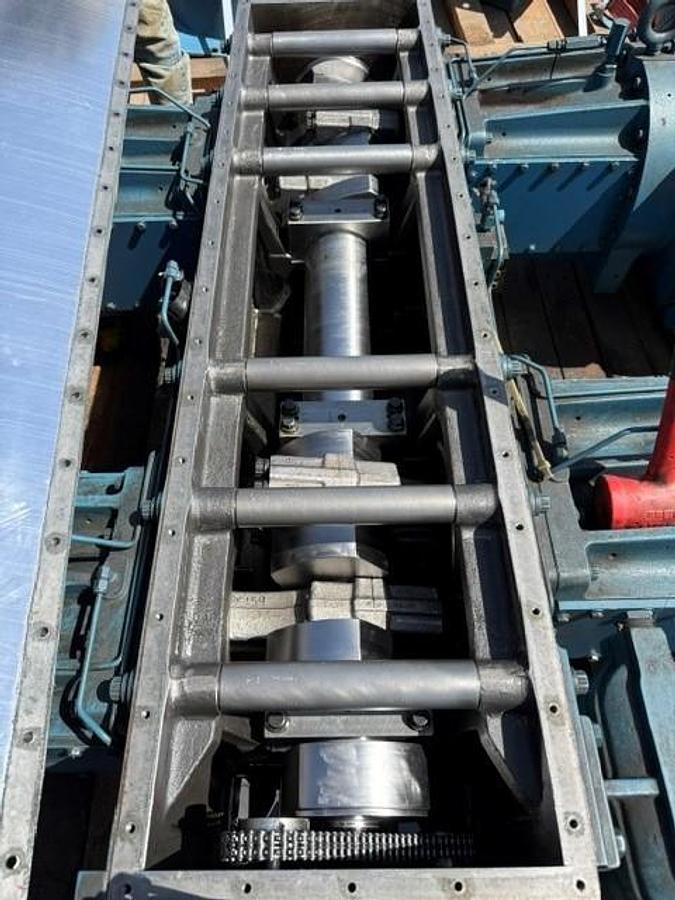 Used Ariel JGJ-4 Compressor Frame SN F-30727 with 11” x 11” x 9.25” x 5.125” Cylinders