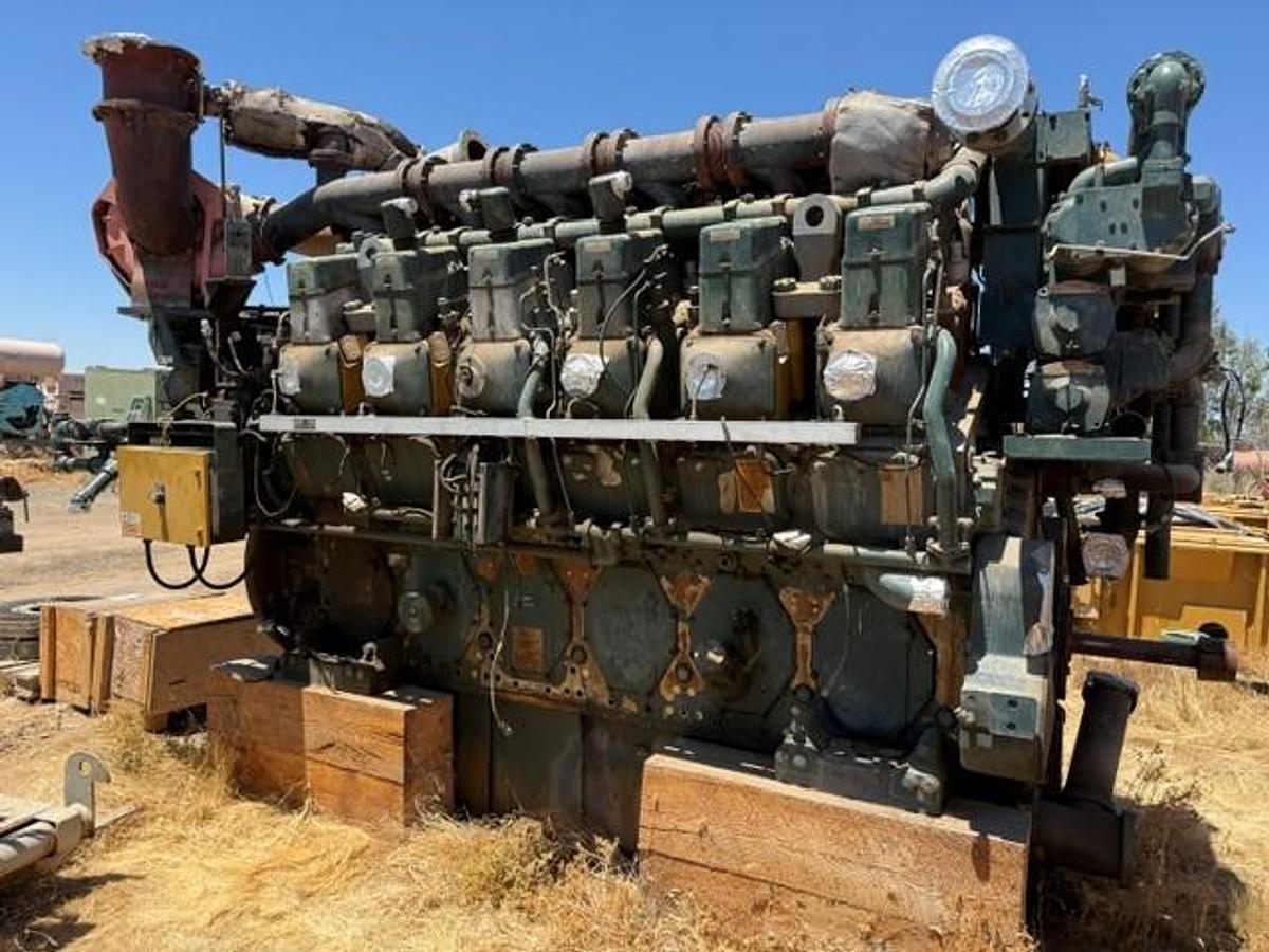 Used Caterpillar G3612LE A3 Engine SN 1YG00241