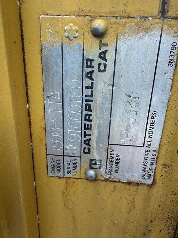 Used CAT 3508-SITA, SN: 9TG00160