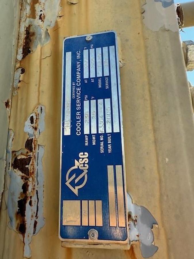 Used CAT G3412LE / Frick NGC300 Screw Compressor Package SN NGC3001297R