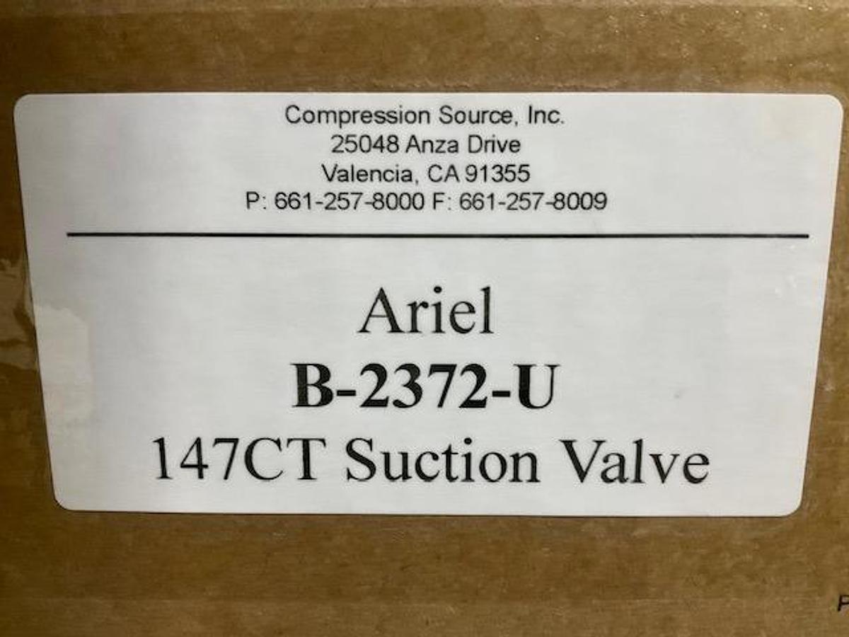 Rebuilt Ariel 147CT Suction Valve PN B-2372-U