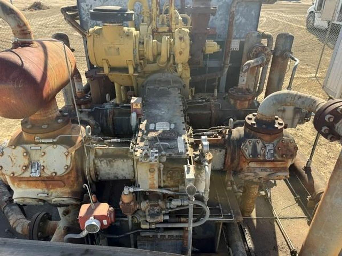 Used CAT G3406TA / Ariel JGA-4 Five Stage High Pressure Compressor Package Size 11” x 6.125” x 3.625” x 3” x 1.5” SN F-10097