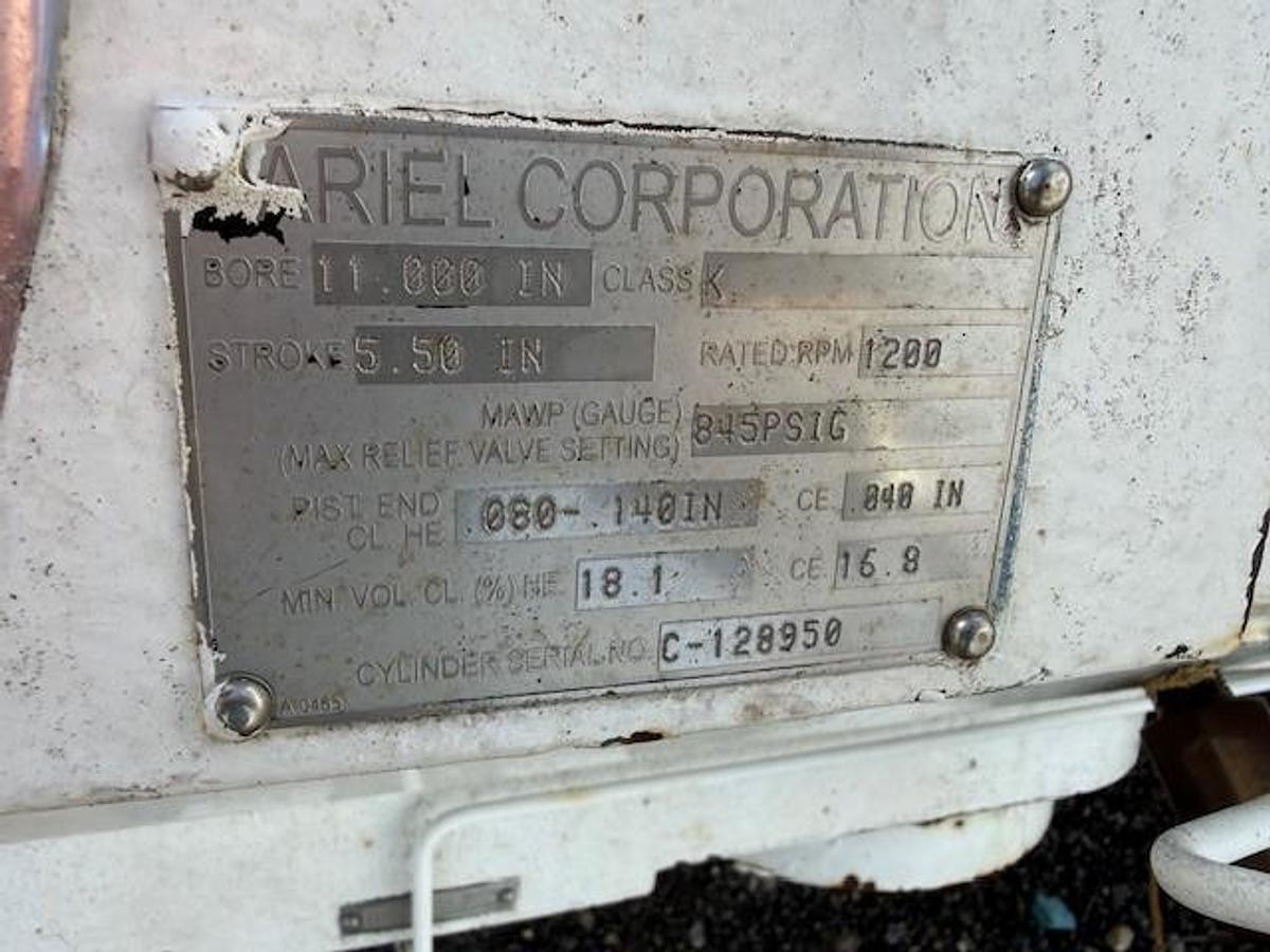 Used Ariel JGK-4 JGK Cylinder SN C-128950