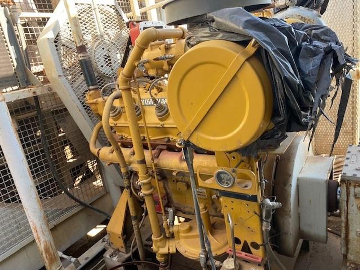 Used Ariel JGJ-4 SN: F-10009 / Caterpillar G3408TA SN: 6NB02470 - 4 Stage CNG Compressor Size 10.5” x 5.125” x 3.875” x 1.75”
