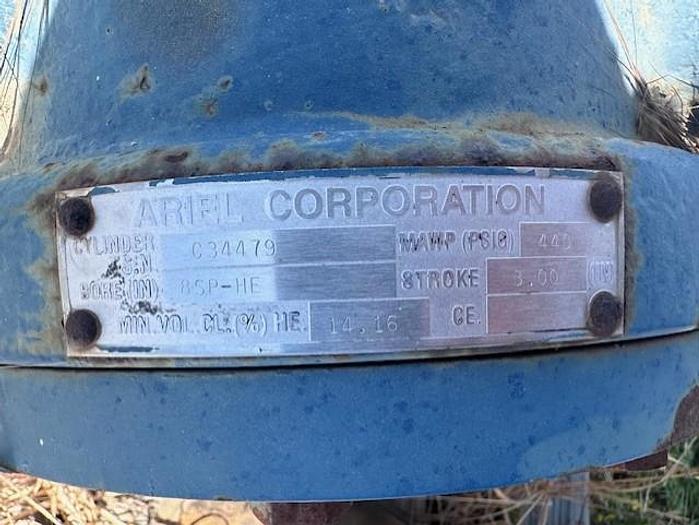 Used Ariel 8” x 4.125” Tandem SP Cylinder SN C-34479 C-34480