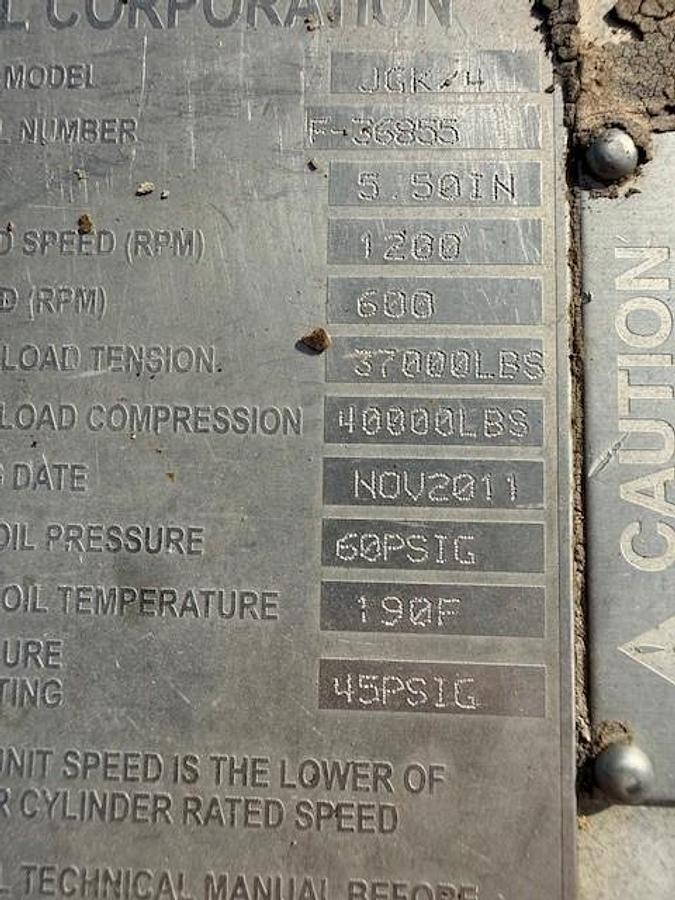 Used Ariel JGK-4 Compressor Frame SN F-36855