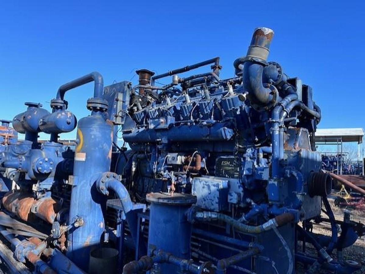 Used Waukesha L5794GSI / Ariel JGK-4 Three Stage Compressor Package Size 14.125” x 14.125” x 11” x 6.25” with ACE 156 Cooler 