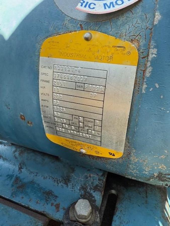 Used Quincy 350 / 10 HP Air Compressor  SN 6212011