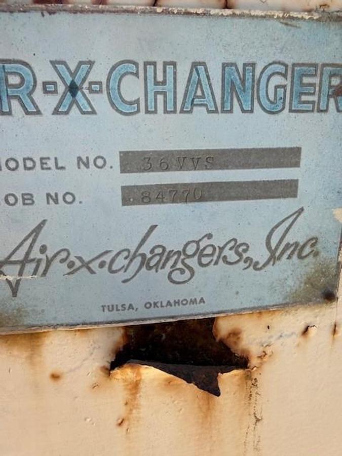 Used Air X Changer 36VVS & 42VVS Single Stage coolers