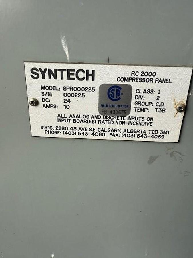 Used Waukesha Model L5790GL SN C-12498/3 Ariel Model JGK-4-3 Stage SN F-12035 Cylinder Sizes 14.125" x 13.625" x 9.125" x 6.25" Air-Ex Cooler Model 156EH 635,1315,1485