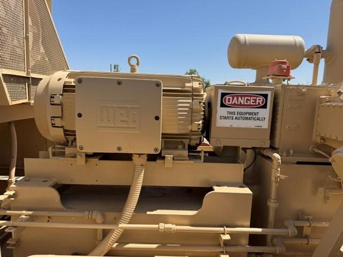 Used 350 HP / Ariel JGJ-2 Two Stage Compressor Package Size 15.25" x 8.375" with 81AVI Cooler SN F-17062