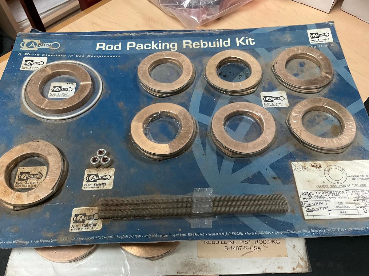 Ariel RBLD KIT,PIST ROD PKG,2.000 PN: B-1487-K