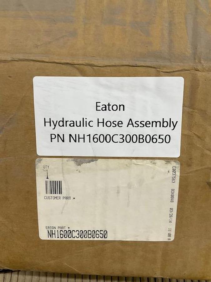 Eaton Hydraulic Hose Assembly PN NH1600C300B0650