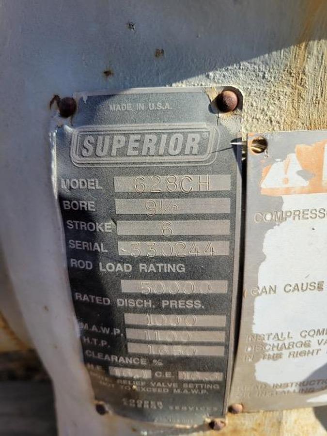Used White Superior 628CH Cylinders 330244