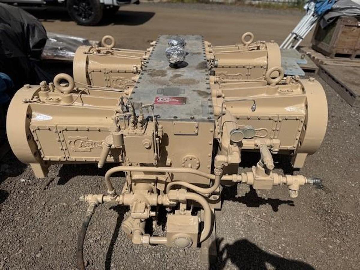 Used Ariel JGK-4 Compressor Frame SN F-37234 with (2) 11” x (2) 6.25” JGK Cylinders