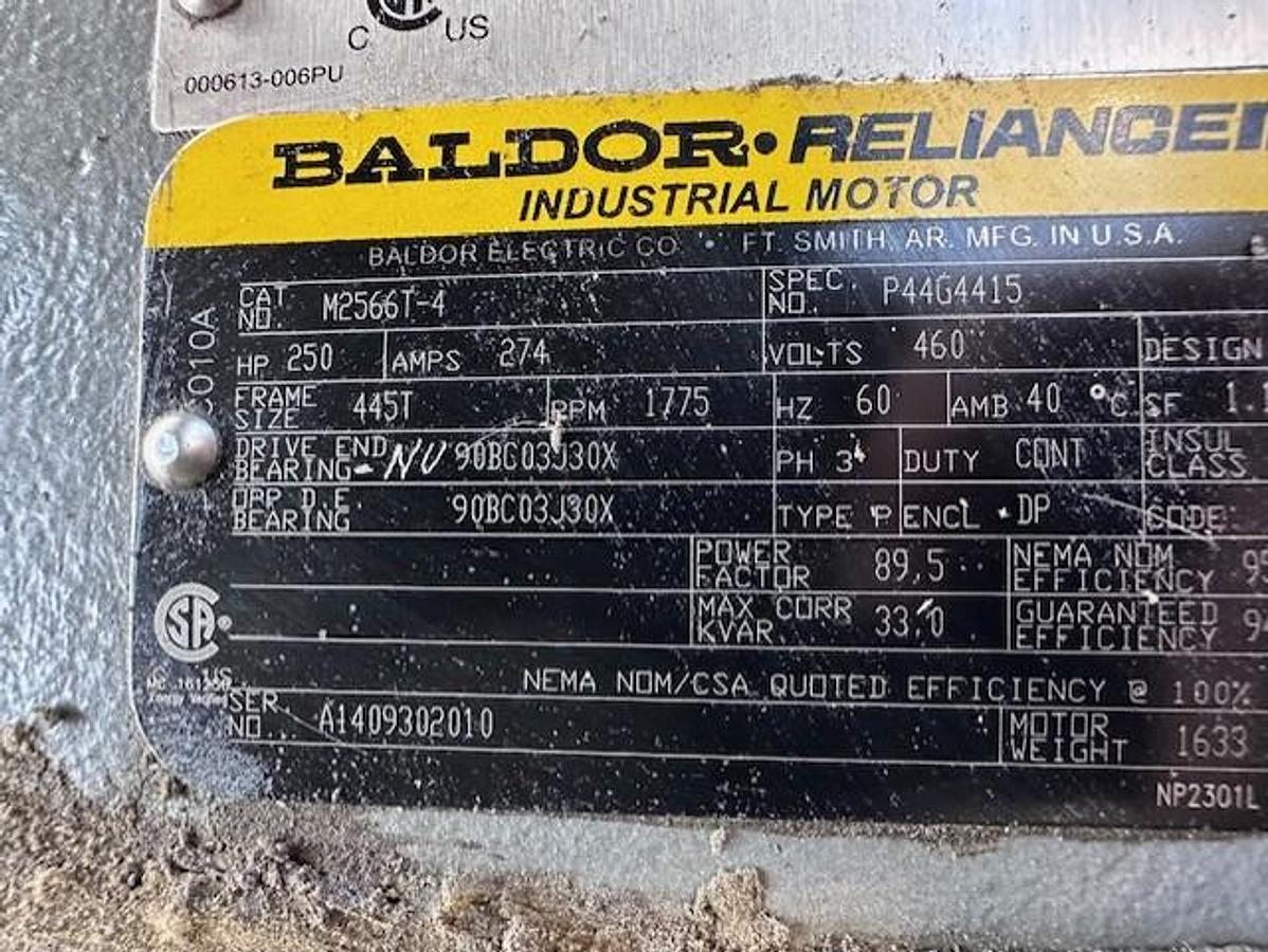 Used Cooper Pennsylvania HOF-2 SN 120840 Cylinder Sizes 18.5” x 10” x 9” stroke / 250 HP unit 