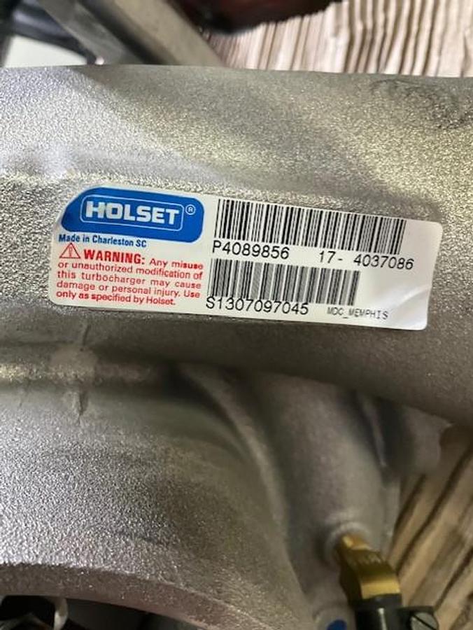 Used Holset Turbocharger PN P4089856