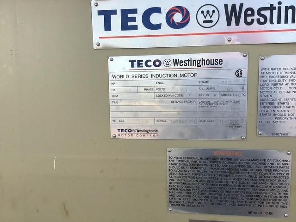 Used Ariel JGT-4 Two Stage Compressor Package Size 17.25” x 17.25” x 9.75” x 9.75” SN F-25508 1250 HP