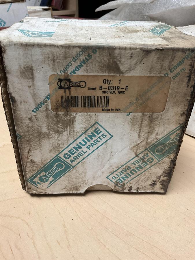 Rebuilt Ariel COMPRESSOR VALVE,REBUILT,SUCTION,79RX PN: B-0319-E