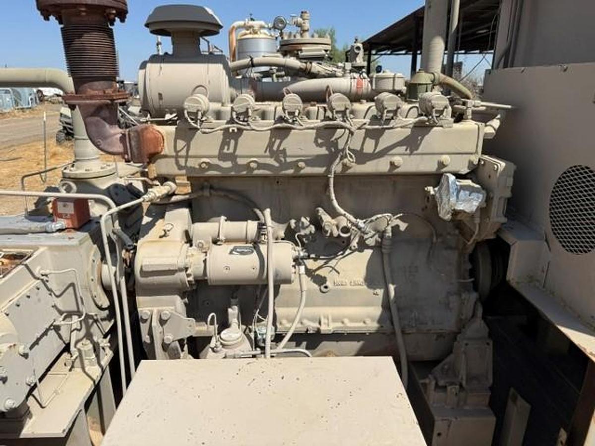 Used CAT G3306NA / Ariel JGP-2 Two Stage Compressor Package Size 7.5” x 4.75” with ACE J25 Cooler SN F-13929