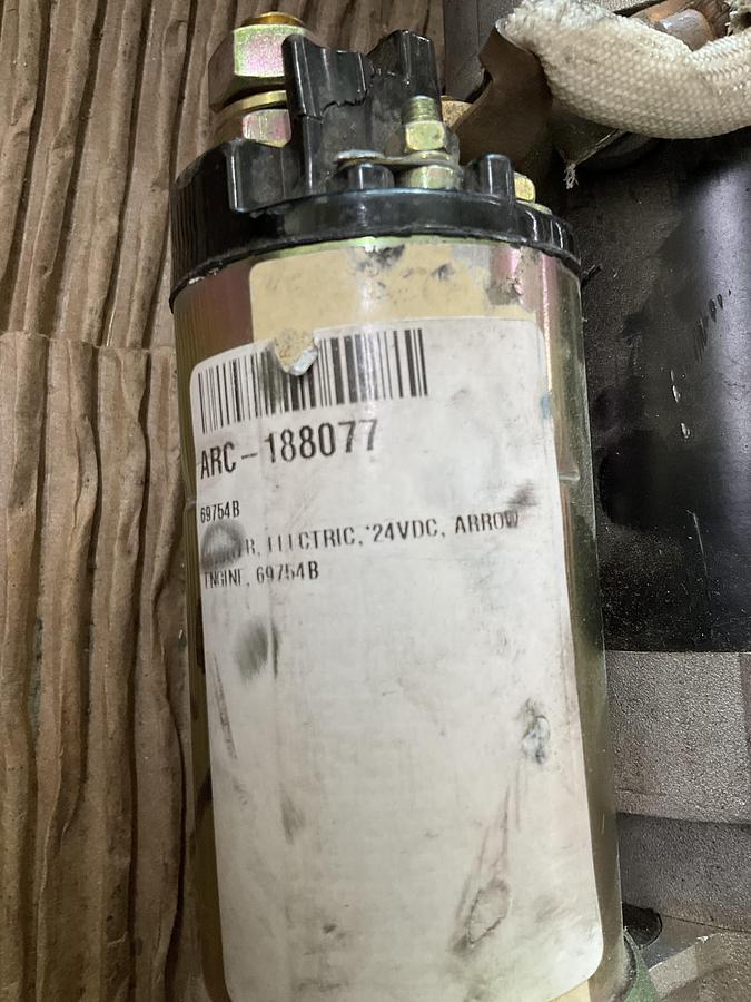 Used Arrow electric starter 24VDC  PN 69754-B