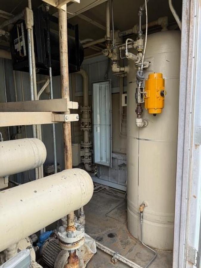 Used 600 HP / Ariel JGA-4 SN F 21750 Four Stage CNG Compressor Package Size 6.125” x 4.125” x 3.375” x 3.375” x 1.75” x 1.75” with ACE E721 Cooler