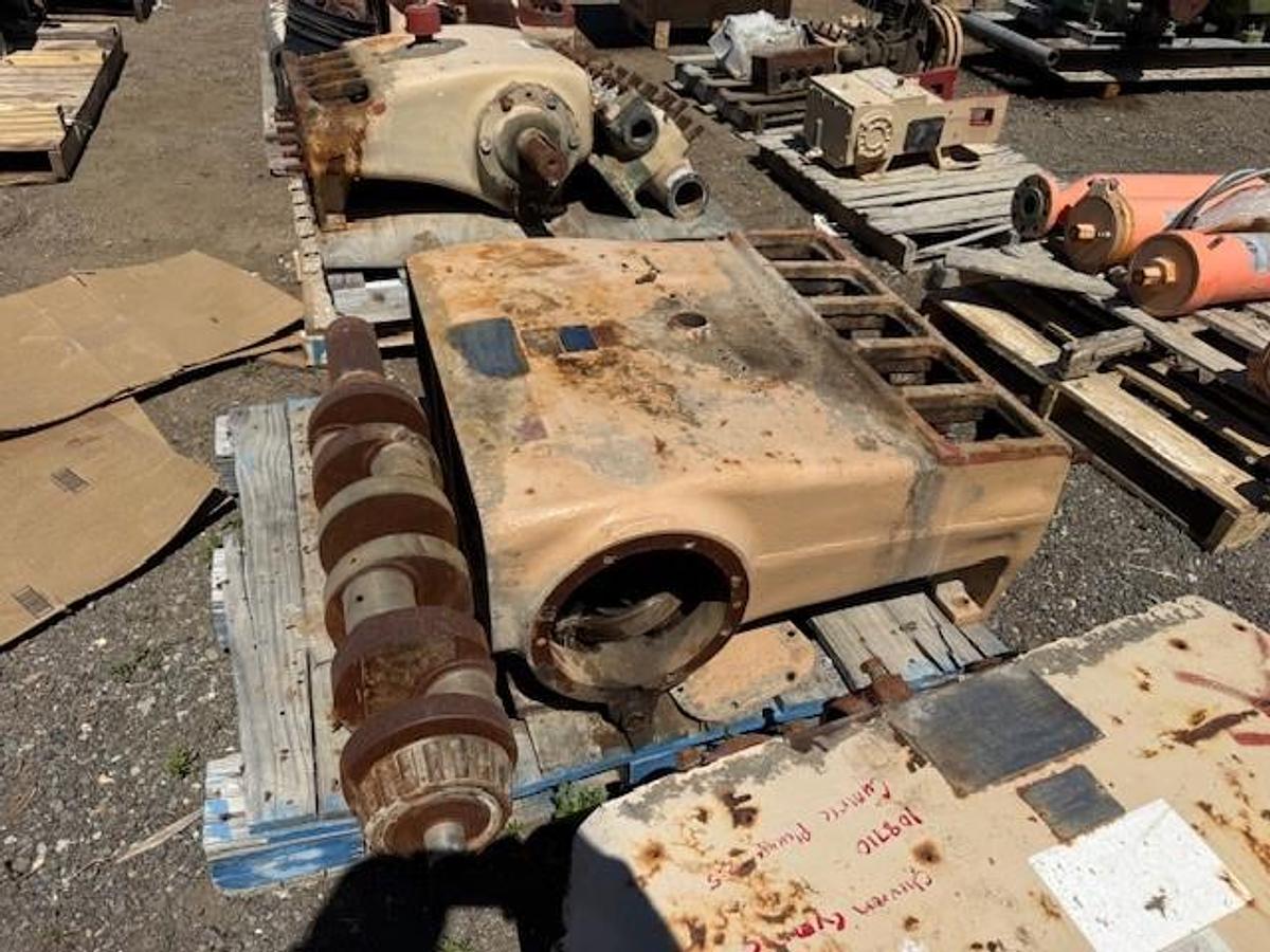 Used National 217Q-4 Pump Crankcase and Crank only SN 53773