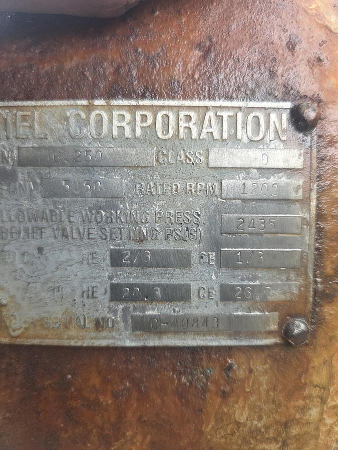 Used Ariel 6.25" JGD 2435 # Cylinder SN C-40843