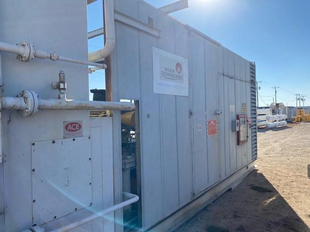 Used Ariel JGJ-4 SN: F-10009 / Caterpillar G3408TA SN: 6NB02470 - 4 Stage CNG Compressor Size 10.5” x 5.125” x 3.875” x 1.75”