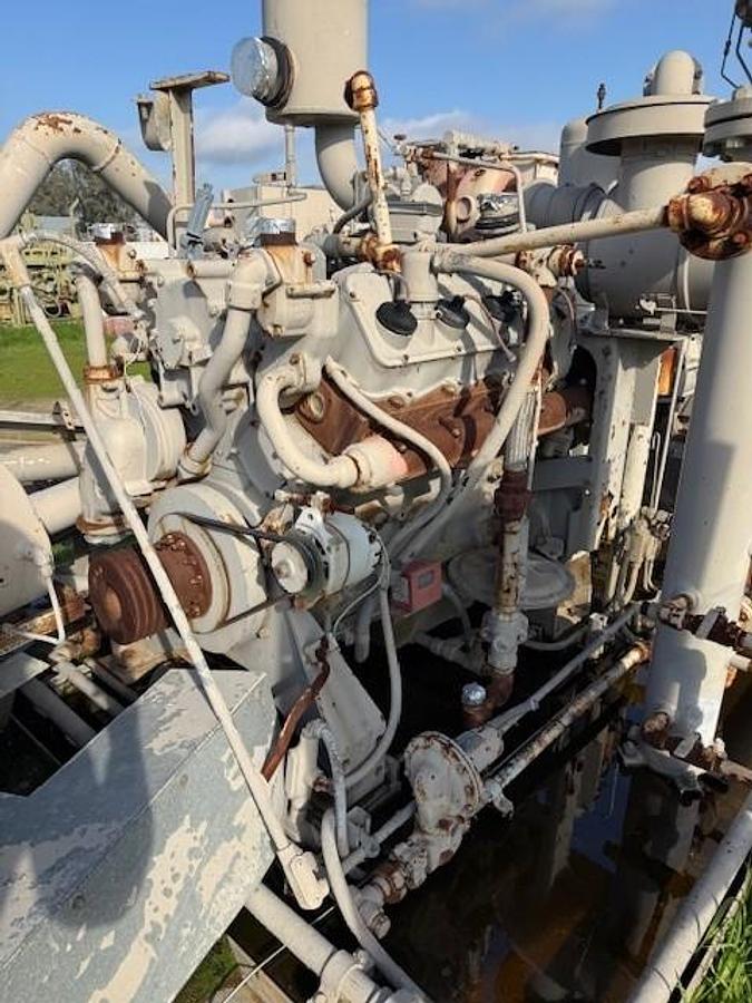 Used Cat Model G3408TA/ Frick Model TDSH233L With Cooler