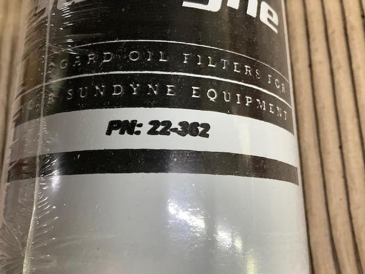 Used Sundyne Oil Filter PN 22-362
